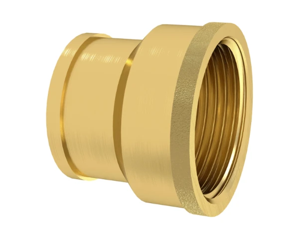 ProOne Brassline messing reductie mof FF 3/4 x 3/8 (zak 10st) - prijs per stuk - enkel geschikt voor water