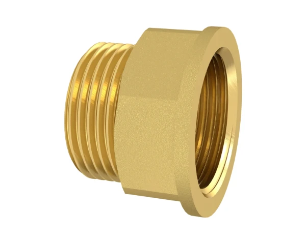 ProOne Brassline messing nippel MF 4/4 x 4/4 (zak 5st) - prijs per stuk - enkel geschikt voor water