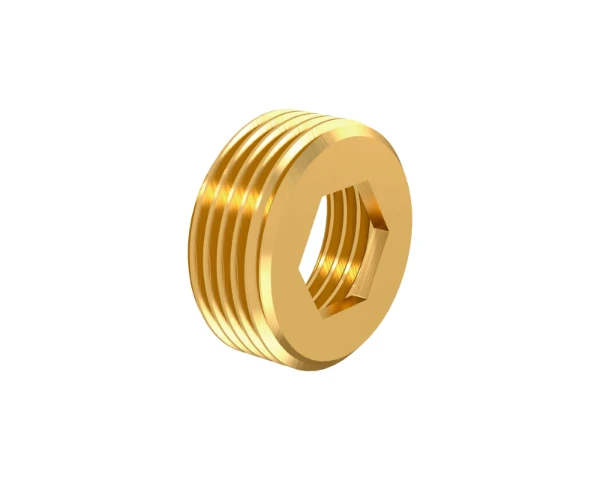ProOne Brassline messing reductie Hex. MF 1/2 x 3/8 (zak 10st) - prijs per stuk - enkel geschikt voor water