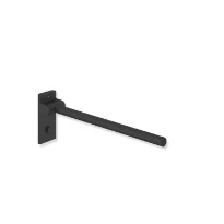 HEWI barre relevables,mono ,L=600mm, poudre, noir mat