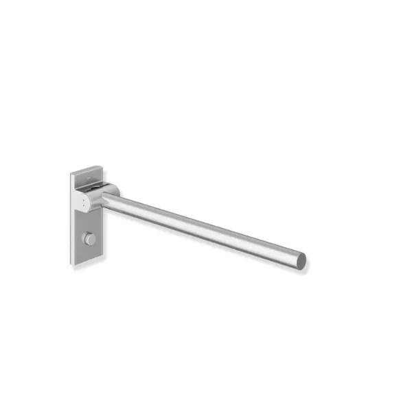HEWI barre relevables-mono ,L=600mm,acier inox brossée mat