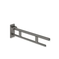 HEWI barre relevables,duo ,L=850mm,revêtu par poudre, gris foncé mat