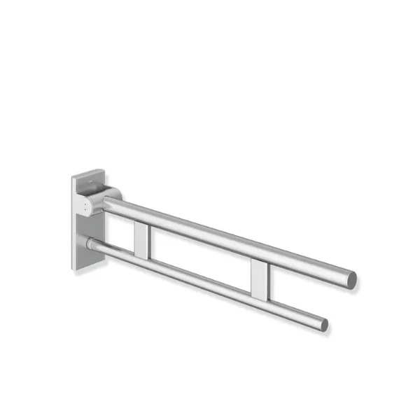 HEWI barre relev. Duo L=850mm, brossée mat