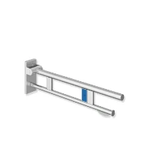 HEWI barre relev-duo ,distp-ga,L=700, chasse d'eau-radio,inox