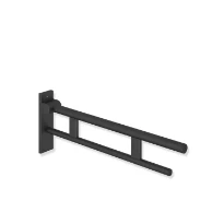 HEWI barre relevables,duo ,L=900mm,revêtu par poudre, noir mat