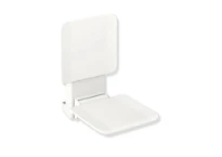 HEWI  siège suspendu, petit,revêtu par poudre, blanc mat/blanc mat