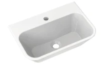Hewi Kids lavabo 510 x 350 mm - blanc alpin - avec trou de robinet - sans trop-plein