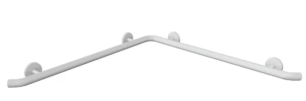 HEWI barre main. douche/bagn. ,W1/W2= spéc, BM1263..., blanc pur