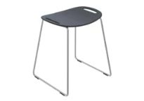 HEWI tabouret av. barre de maintien, gris anthracite, 950