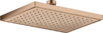 Axor ShowerSolutions 245 x 185 mm - 1 jet EcoSmart+ - Or rouge brossé