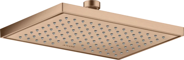 Axor ShowerSolutions 245 x 185 mm - 1 jet EcoSmart+ - Or rouge brossé