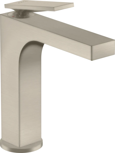 Axor Citterio 160 mitigeur lavabo avec poignée droite - vidange non verrouillable - Nickel brossé