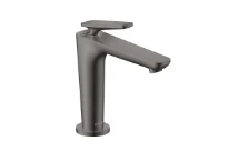 Axor Citterio C 125 mitigeur lavabo avec CoolStart - vidange non verrouillable - Cubic Cut - Chrome noir poli