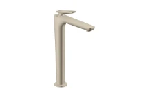 Axor Citterio C 250 mitigeur lavabo avec CoolStart - vidange non verrouillable - Cubic Cut - Nickel brossé