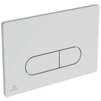 IDEAL STANDARD Oleas M1 plaque de commande 2F commande mechanique angles arrondis chromé mat