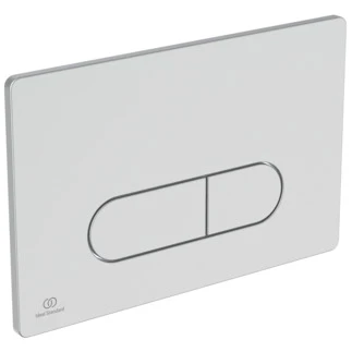 IDEAL STANDARD Oleas M1 plaque de commande 2F commande mechanique angles arrondis chromé mat