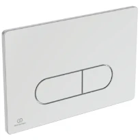 IDEAL STANDARD Oleas M1 plaque de commande 2F commande mechanique angles arrondis chromé