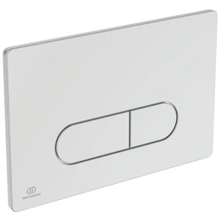 IDEAL STANDARD Oleas M1 plaque de commande 2F commande mechanique angles arrondis chromé