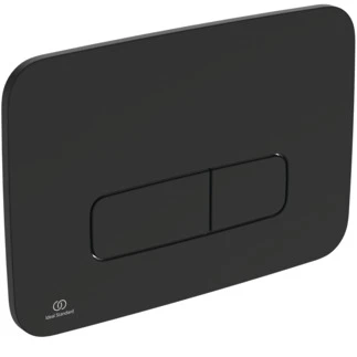 Ideal Standard Oleas M3 plaque de commande 2F commande mécanique angles arrondis Noir