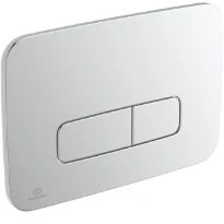 IDEAL STANDARD Oleas M3 plaque de commande 2F commande mechanique angles arrondis chromé