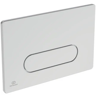 IDEAL STANDARD Oleas M4 plaque de commande 2F commande mechanique 1F angles arrondis chromé