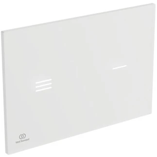 Ideal Standard Symfo NT1 plaque de commande en verre avec capteur Verre blanc