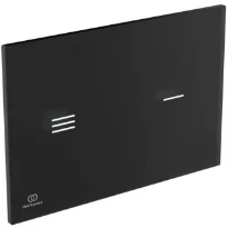 IDEAL STANDARD Symfo NT1 plaque de commande en verre avec capteur Verre noir