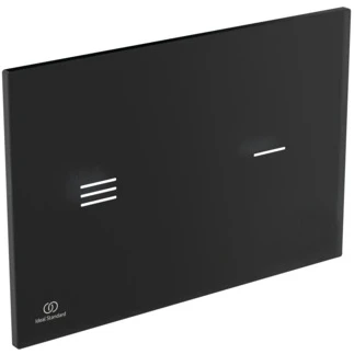 IDEAL STANDARD Symfo NT1 plaque de commande en verre avec capteur Verre noir