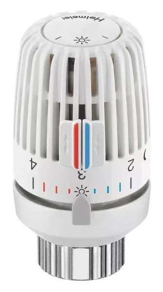 Heimeier thermostatische kop, VK (met nulinstelling) diam 20mm wit