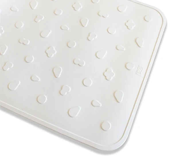 A0198BWW005 Inda Smile douchemat 550 x 550 mm - wit rubber antislip