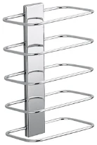 PORTE ESSUIE INDA HOTELLERIE chromé avec 5 supports