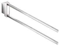 PORTESERVIETTES INDA DIVO 1500 39 - 8 ! CM chromé 2 bras
