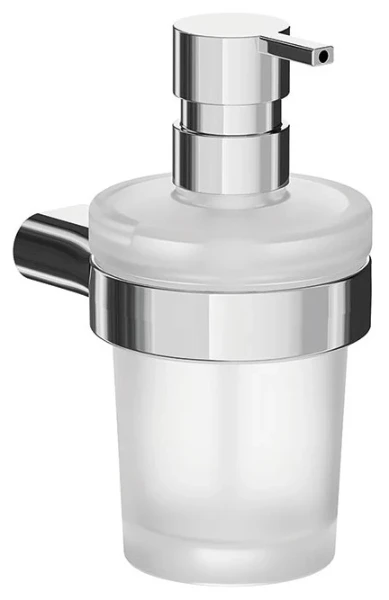 A20120CR21 ZEEPVERDELER INDA MITO chroom wand flacon 0,25lt - gesatineerd glas