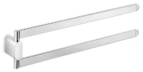 Inda Mito porte-serviette 40 - CM chromé double