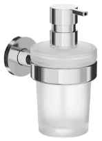 DISTRIBUTEUR SAVON INDA TOUCH chromé verre satine
