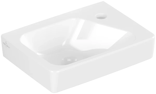 Villeroy & Boch Architectura handenwasser 360 x 265 x 135 mm - wit - met kraangat rechts - met overloop