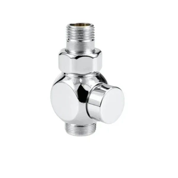 Jaga Deco vanne retour vent. droite 1/2 x M24 - chromé