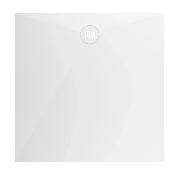DP.SF.IN.090090.SLS.F001 Procasa Solid 2.0 douchebak solid surface 900 x 900 x 26 mm - wit - met inliggend afdekplaatje