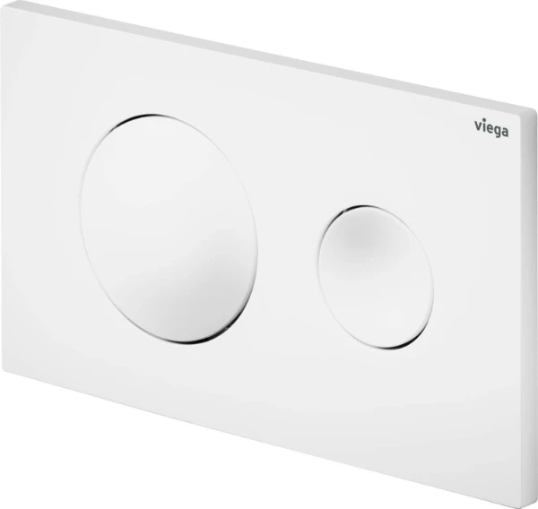 Viega Visign for Style 20 bedieningsplaat - wit mat - kunststof
