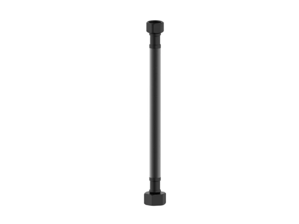 Procasa Vivo flexibel FF 1/2 x 3/8 - 200 mm - zwart mat PVD