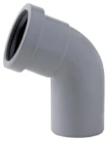 Eupen Eucarigid-RABHT PVC avec joint knie MF 67° 40 x 40 mm