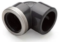 Eupen PVC pression coude intermédiaire 90° FF 25 x 3/4