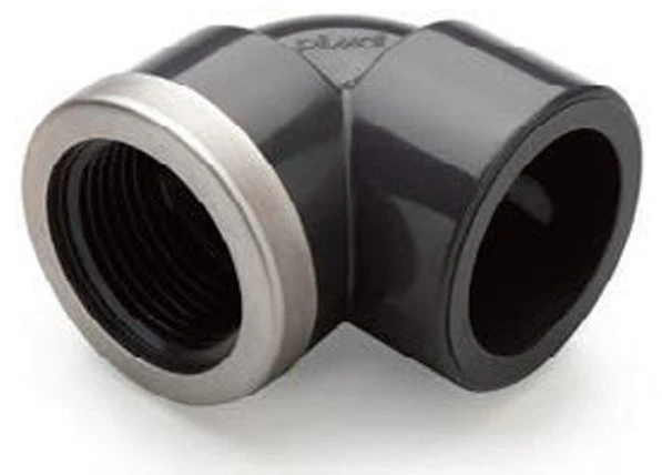 Eupen PVC pression coude intermédiaire 90° FF 20 x 1/2
