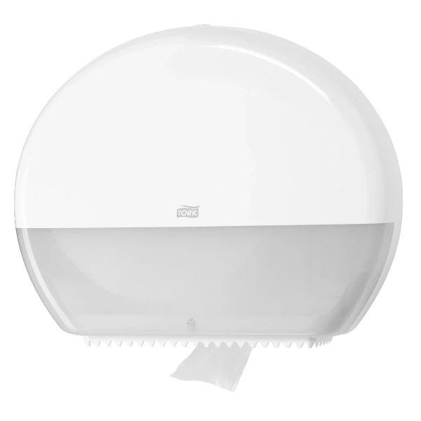 TOILETPAPIER VERDELER TORK T1 wit kunststof jumbo rol