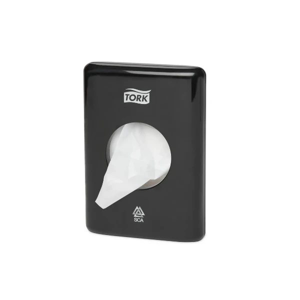 DISTRIBUTEUR SACHETS HYGIENIQUES TORK B5 noir synthetique