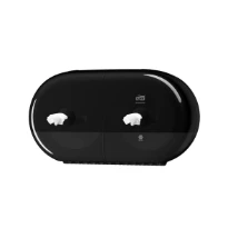 DISTRIBUTEUR PAPIER TOILETTE TORK T9 noir synthetique mini smart double rouleau
