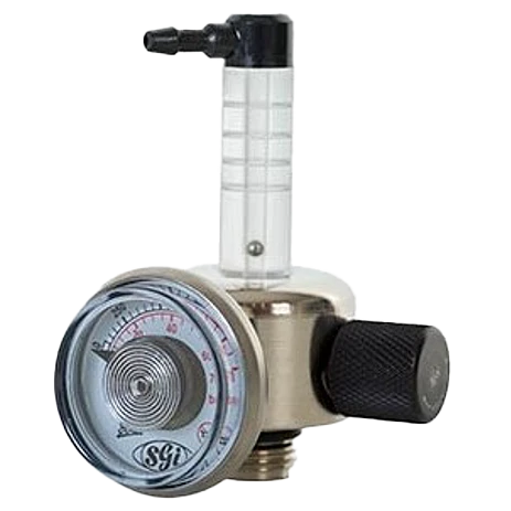 Limotec Valve opener met drukmeter voor cilinder kalibratiegas