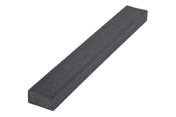 LIN kunststof montagebalk 1800x120x60 mm zwart