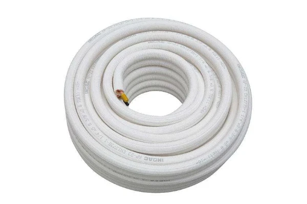 Inoac tube en cuivre preisolé (rouleau 20m) 1/4 + 5/8 - classe B-S1-D0 - prix par rouleau