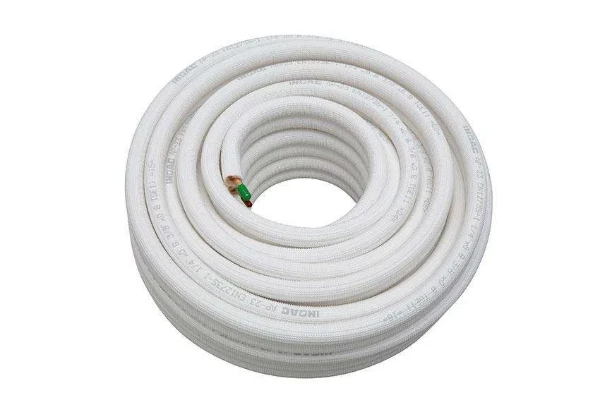 Inoac tube en cuivre preisolé (rouleau 20m) 3/8 + 3/4 - classe B-S1-D0 - prix par rouleau